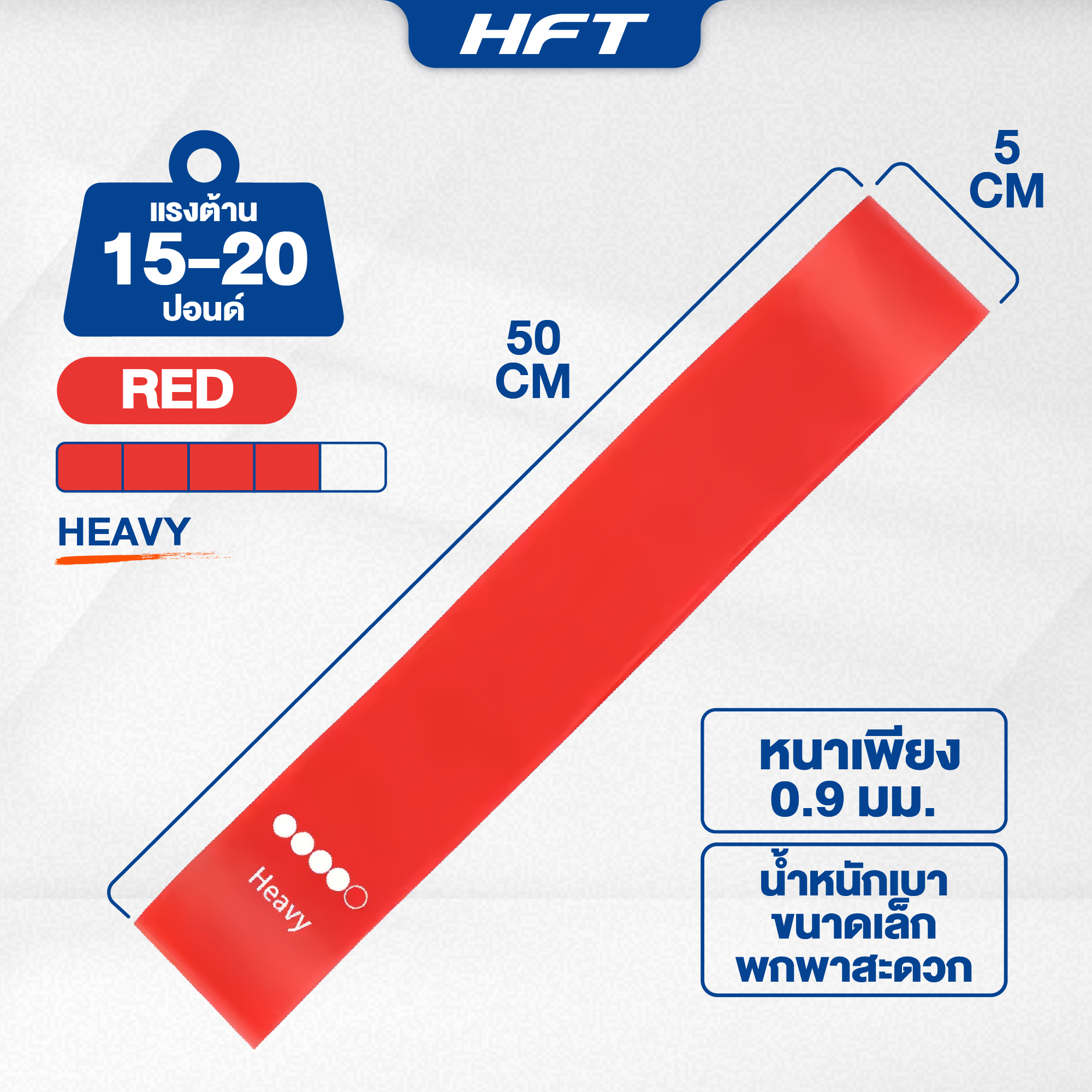 เซตยางยืดออกกำลังกาย HOMEFITTOOLS รุ่น LOOP BAND_7